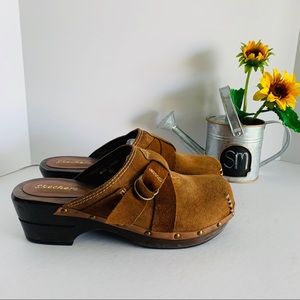 Skechers Wooden platform mules